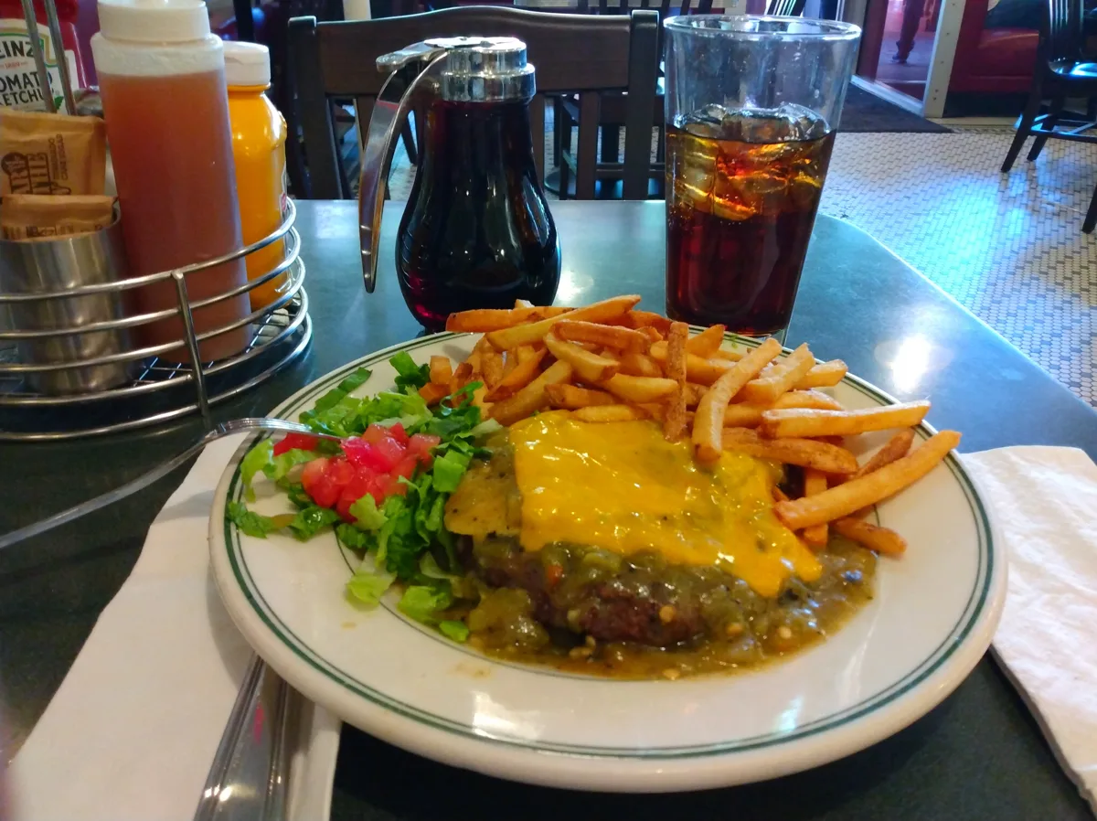 A meal during a trip