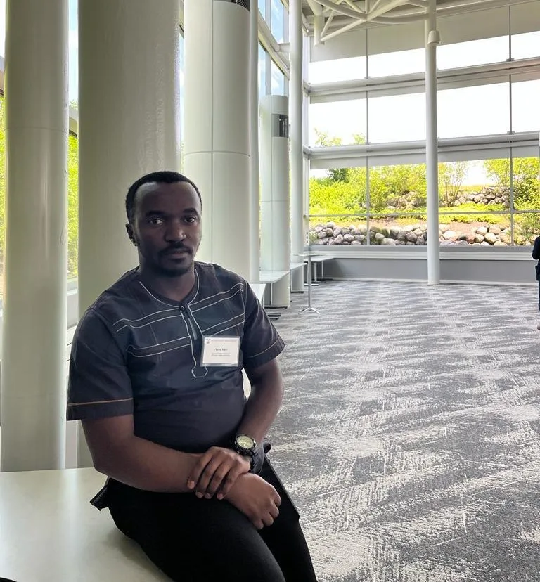 At a conference